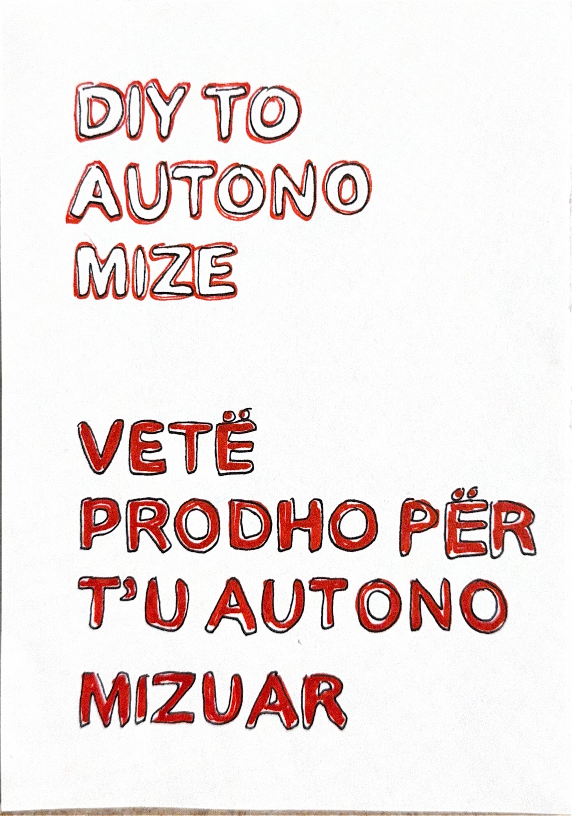 DIY to autonomize - Vetëprodho per tu autonomizuar